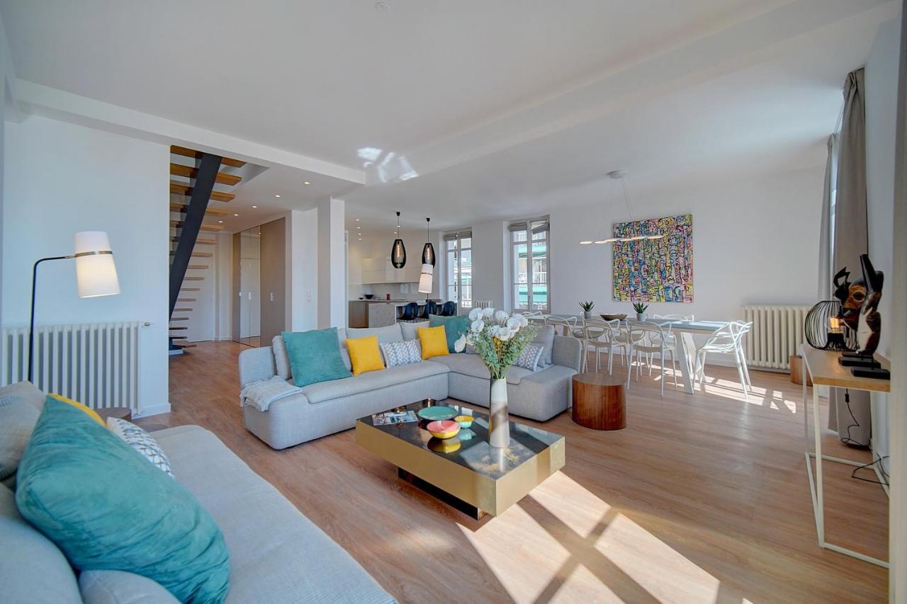 Immogroom - Magnificent 180M Duplex Apartment - Parking - Air Conditioning Cannes Eksteriør billede